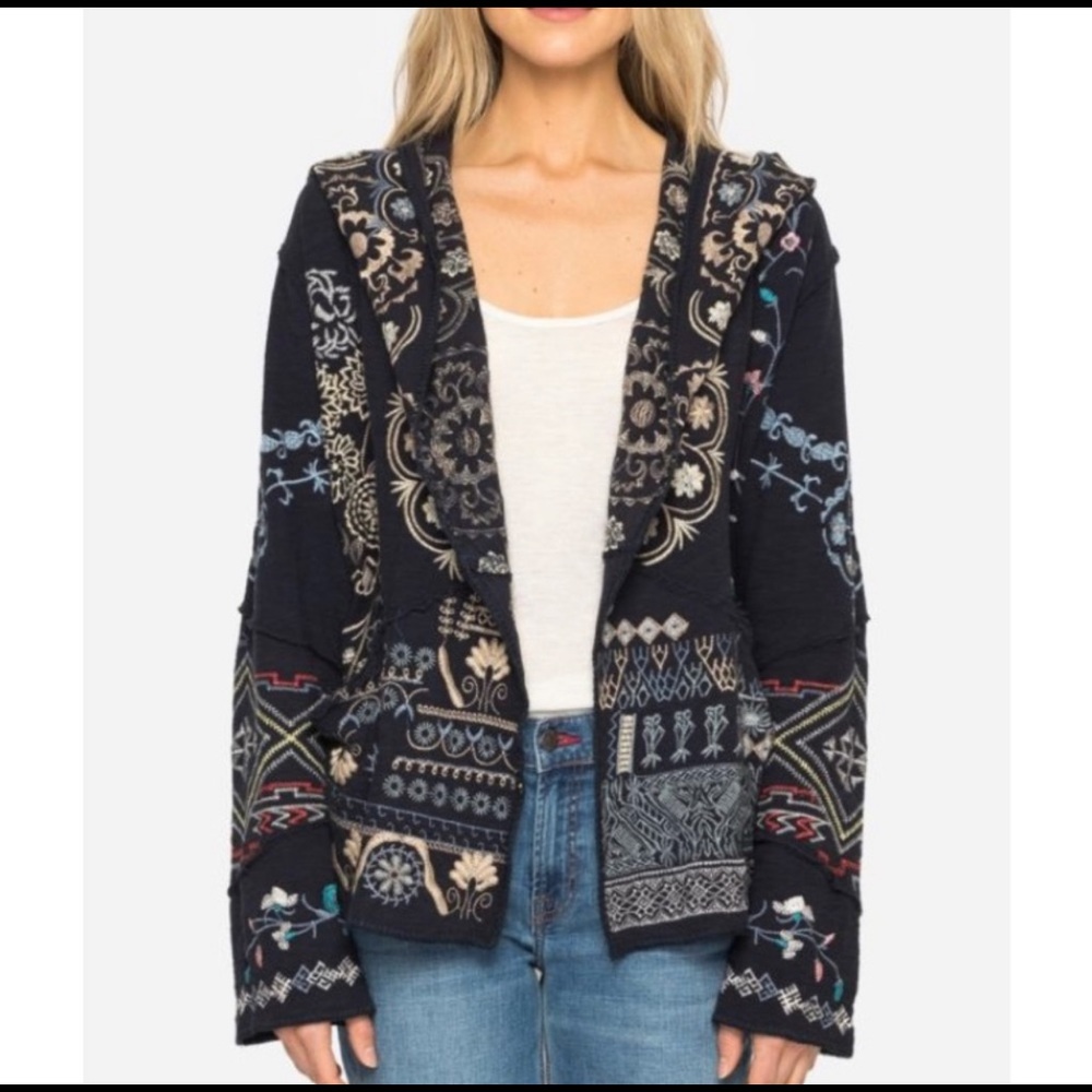 Johnny Was Spleo Patchwork Cardigan - image 2